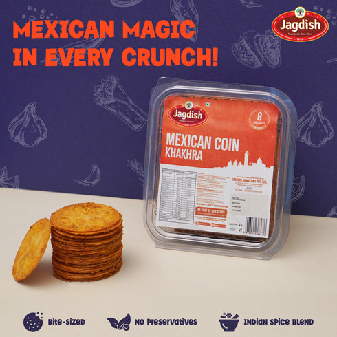 Jagdish Mexican Coin Khakhra